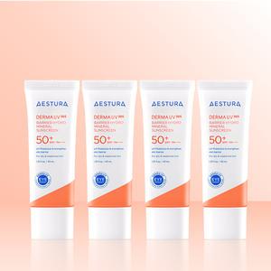 에스트라 더마 유브이365 장벽수분 무기자차 선크림 40ml(SPF50+) x 4개 / IBY