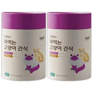 굿밸런스 짜먹는 간식 참치호박+참치크랜베리 60P x 2개