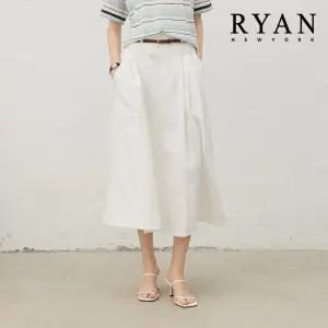 [공식] 백밴딩 플레어 스커트_화이트716562