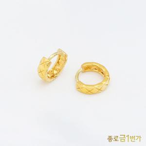 순금 귀걸이 엠보 3.75g 99.9