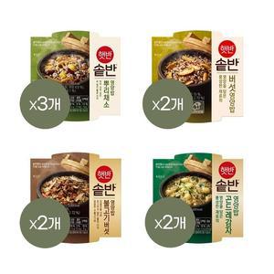 햇반 솥반 든든한끼 4종 9개 세트 (뿌리채소x3+버섯영양x2+불고기버섯x2+곤드레감자x2)