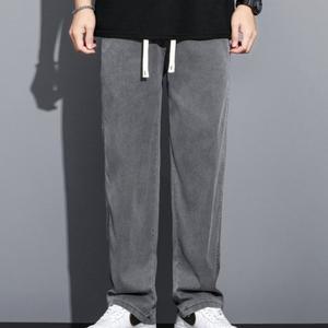 남자 슬림 여름 청바지 일자핏 소프트 일자 와이드 데님팬츠 아이스 캐주얼 M스포2