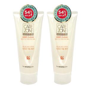 케어존 딥 클린 젠틀 필링젤 200ml x2개