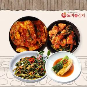 [도미솔] 국내산100% 총10.5kg 사랑채 포기5+총각2+열무2+삼색물김치1.5