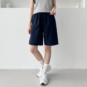 여성 여름 인견바지 반바지 밴딩 5부반바지