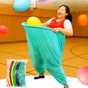 풍선받기게임 훌라후프바지 대형바구니바지 웃긴단체게임 워크샵행사소품