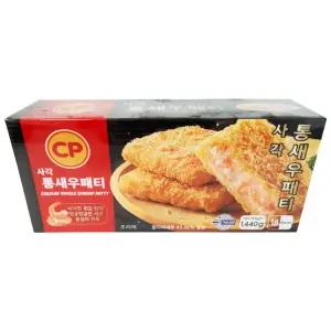 코스트코 CP 사각 통새우 패티 1440g (80g X 18개) 새우패티 햄버거