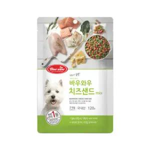 바우와우 치즈샌드 믹스 120g 1개