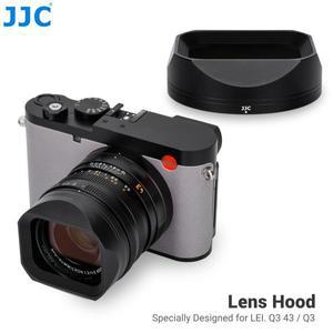Leica Q3 43 Q3-43 카메라 액세서리 용 JJC 금속 사각형 렌즈 후드 필터와 호환 가능 기존 캡 긁힘 방지
