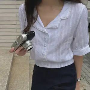 제니브 카라 레이스 블라우스 여름 여성 하객룩 출근룩