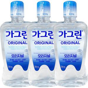 동아제약 가그린 오리지널 구강청결제 750ml 3개