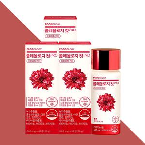 푸드올로지 콜레올로지컷 프로PRO 빨간물 다이어트 60정X3개