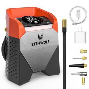 ETENWOLF S5 고품질 15600mAh 160 psi 휴대용 타이어 팽창기 보조베터리 전기 무선 자동차 공기 펌프 도구