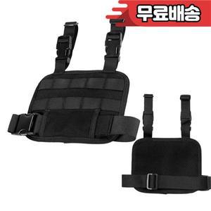 MOLLE 전술 드롭 다리 플랫폼 조정 가능한 패널 허벅지 벨트 및 스트랩 포함)