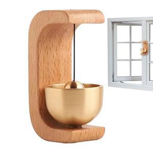 Door Bell Wooden Wind Chimes Wireless Doorbell Entrance Decorative for Home Opening