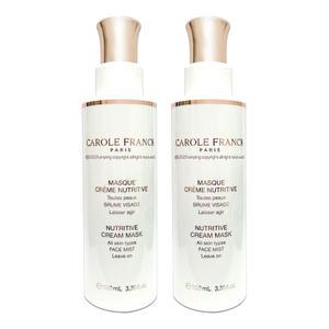 캐롤프랑크 뿌리는 크림 마스끄 크렘 뉴트리티브 100ml 2개