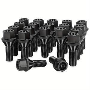 BMW E46 E90 E39 E60 E53 325i용 12x1.5 러그 볼트 20개, 320i 휠 스터드 28mm 생크