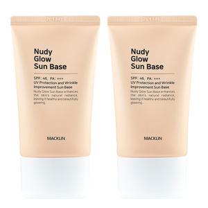 맥클린 누디 글로우 파데프리 선 베이스 SPF46 PA+++ 50ml 2개입