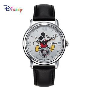 [디즈니]Disney 디즈니 여성 가죽시계 OW-139BKW