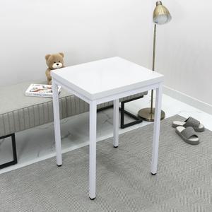 WH5050 화이트분체도장 스틸다리 테이블 W500 x D500 /작은탁자/사이드탁자