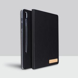 갤럭시 탭 S6 천연가죽 블랙 케이스 SM-T860, T865