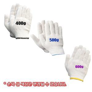 [기타]면장갑/장갑/400g /500g/600g 100켤레 묶음 목장갑 작업용장갑