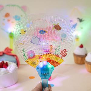 [문구티쳐] 민화 부채만들기 LED 부채 (4종택1) 여름만들기 DIY PP부채 미술수업 우치와 여름선물 캠핑장놀이