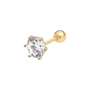갤러리아 [골드팡] 14k 더블엑셀런트 큐빅 피어싱-5mm