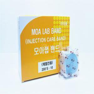 모아엠피 모아랩 원형 밴드 살색 지혈 채혈 밴드 35mm 200매