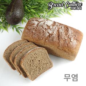브레드컬쳐 무염 호밀빵 100% (유기농 통호밀, 비건빵)