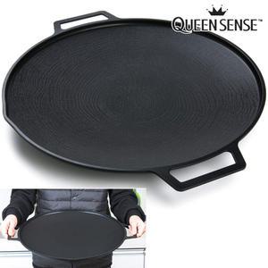퀸센스 가정용 고기불판 인덕션 캠핑 그리들 팬 40cm