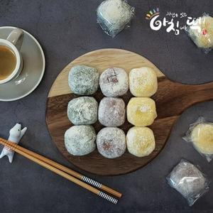 [기타][아침에떡] 정성담은 삼색두텁떡 1.5kg (60gx24개) / 개별포장
