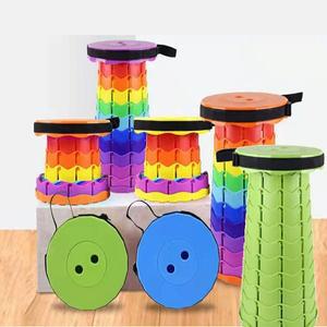 [비카] 접이식 자바라 폴딩 체어 3color/높이조절의자/스툴/캠핑/낚시/등산/이케아/보조의자