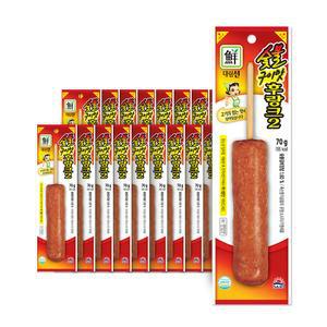 사조대림 핫바 숯불구이맛 후랑크 70g 20개