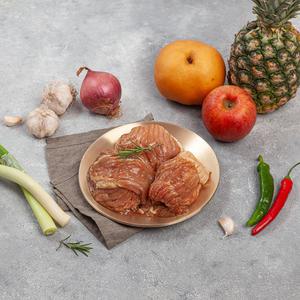 [올스키친] 제주돼지로 만든 칼집양념구이 750g x 2팩 (1.5kg 4-6인분)