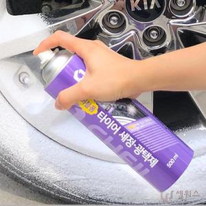 타이어 거품 세정제 바퀴 분진 갈변방지 광택코팅 폼