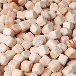 미니 사각 편백나무 큐브 촉감 놀이 방향제 10mm1kg