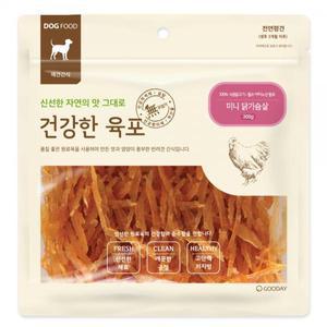 네츄럴랩 굿데이 건강한육포 미니닭가슴살 300g