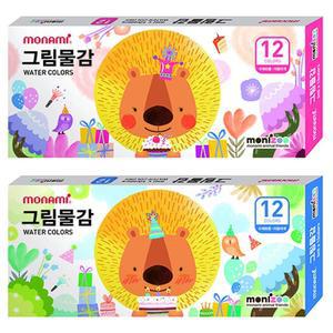 모나미 모니주 그림물감 6ml 12색