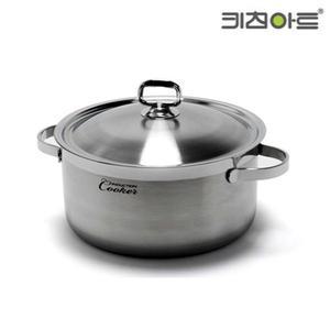 [기타]국산 키친아트 인덕션겸용 통스텐 투톤 양수냄비 24cm