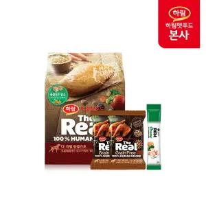 더리얼 동결건조 오븐베이크드 닭고기 어덜트 1.7kg(샘플포함) + 크리미 10g