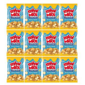 삼진 (미니믹스) 체다치즈 프레첼 65g/12개 과자 간식