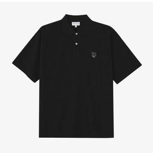25SS 메종키츠네 폴로 티셔츠 MM00202KJ7010P199 BLACK DOM