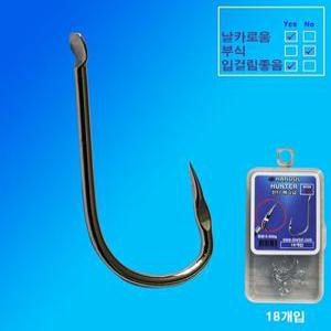 한돌 헌터 단조 무미늘 민물낚시 바늘 벌크