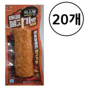 CJ 맥스봉 매콤불고기맛 핫바 70g X 20개