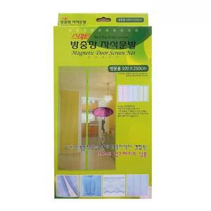 [BZFGH82N_51CP]스마트 방충망 자석 문발 색상랜덤