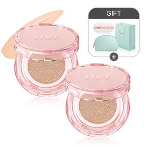라임 스킨 핏 롱웨어 커버 쿠션 10호 크림 베이지 15g x 2개