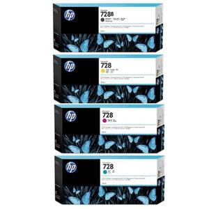 HP 3WX30A F9K15A F9K16A F9K17A (No.728) 정품잉크 4색세트 Designjet T730 T830 300ml