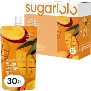 슈가로로 맛있는 곤약젤리 망고 10개입 150g × 30개
