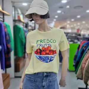 베네통/애플아울렛/면100% 프린팅 티셔츠 BATS54431